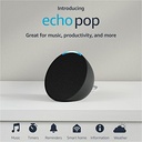 Amazon Echo Pop Smart Speaker with Alexa - Charcoal