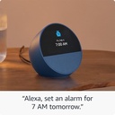 Amazon Echo Spot Smart Alarm Clock with Alexa - Black