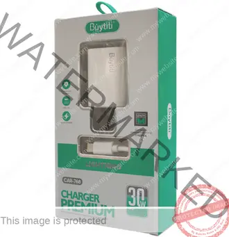 Cargador 30W USB y USB-Tipo C, Cable Lightning Buytiti