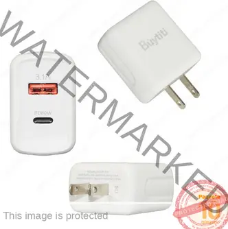 Cargador 30W Puertos USB y USB-Tipo C CAR-707