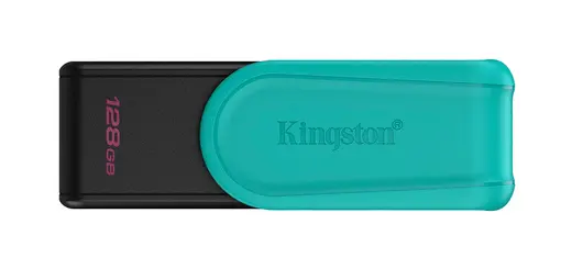 Memoria USB Kingston DTXS 128gb Exodia S Negro/Turquesa