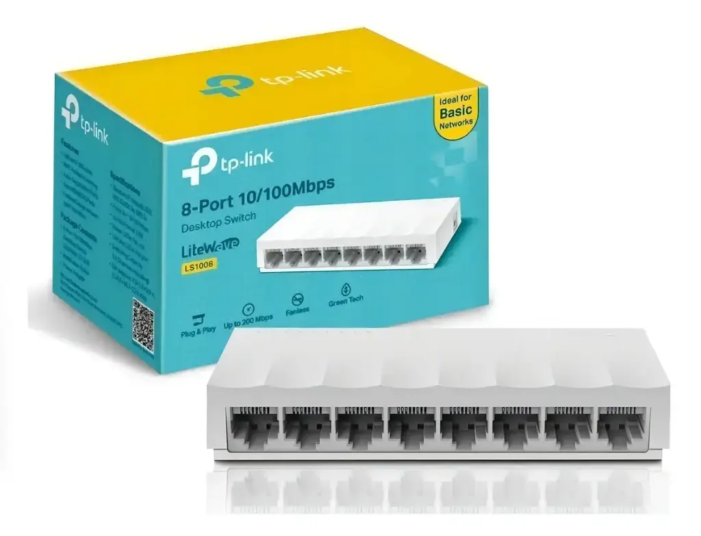 Switch de escritorio TP-LINK LS1008 8 Puertos