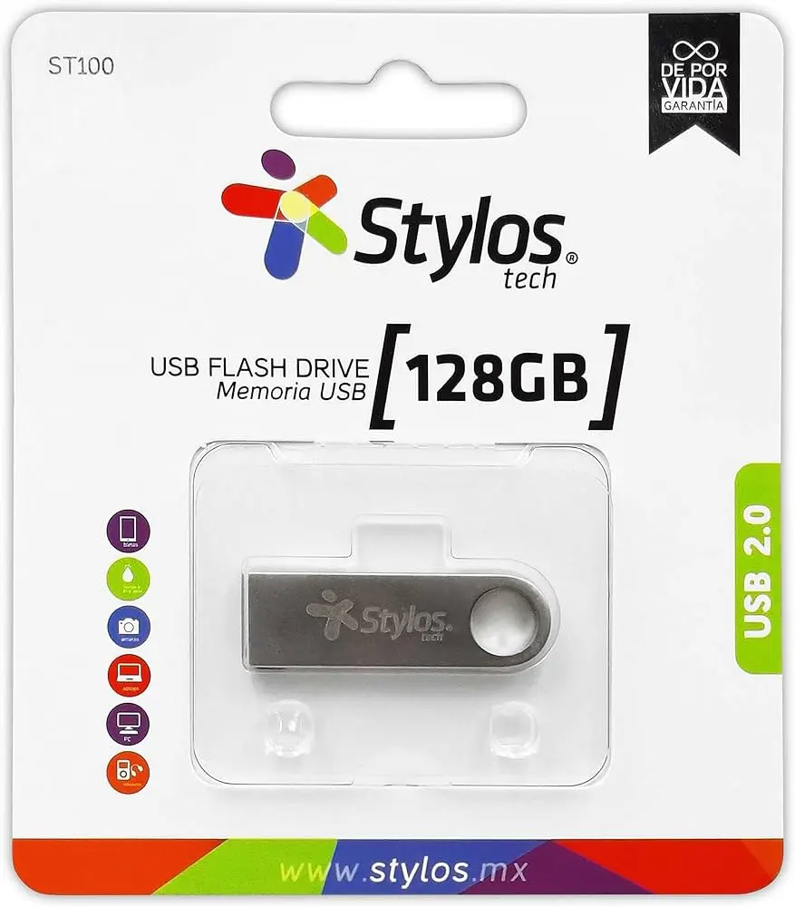 Memoria USB 128gb Stylos