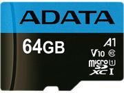 Memoria SD ADATA 64GB. MicroSDHC. Class 10 UHS-I