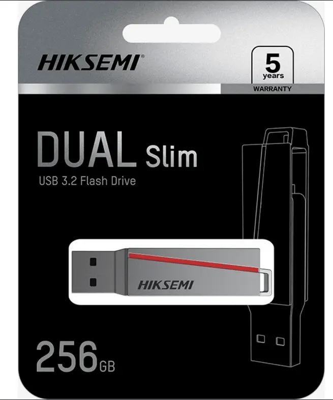 Memoria USB/Tipo C Hiksemi Dual Slim 256gb
