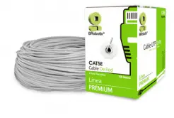 Bobina de Cable UTP BRobotix Cat5e 100 metros (Gris) Interior