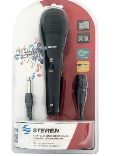 Microfono Steren MIC-110 Alambrico 6.35mm