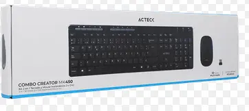 Kit Teclado y Mouse Inalambrico Acteck MK450