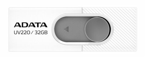 Memoria USB ADATA UV220 - USB-Flash-Laufwerk - 32 GB - USB 2.0 - Weiß/Grau