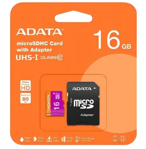 Memoria SD Adata Premier Micro SDHC UHS-1 U1 CLASS10 16GB Memory Card