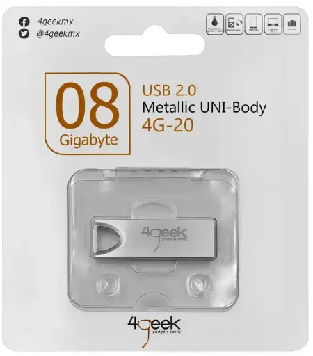 Memoria USB 4Geek 8gb