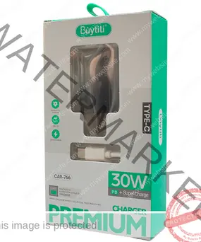 Cubo Cargador 30W usb Y usb-Tipo C Cable tipo C Buytiti