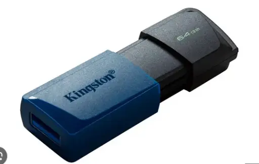 Memoria Kingston Data Travel 64GB Black/Teal