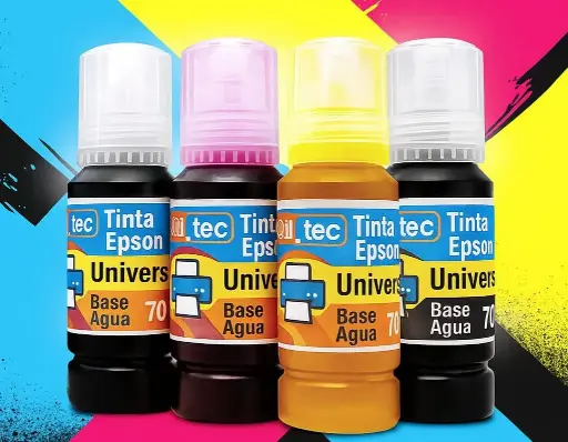 Tinta Compatible DYE @ll_tec para impresoras Epson 70ml
