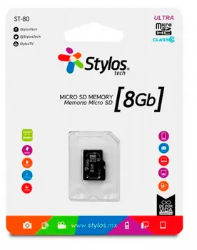Memoria SD S/Adaptador 8gb STYLOS